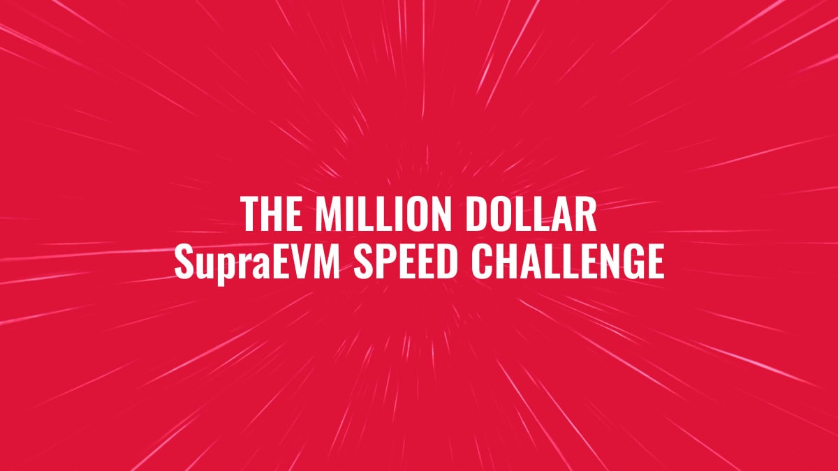 Coinbase Ventures-Backed Supra Offers $1M Bounty to Beat Its Parallel EVM Execution Engine