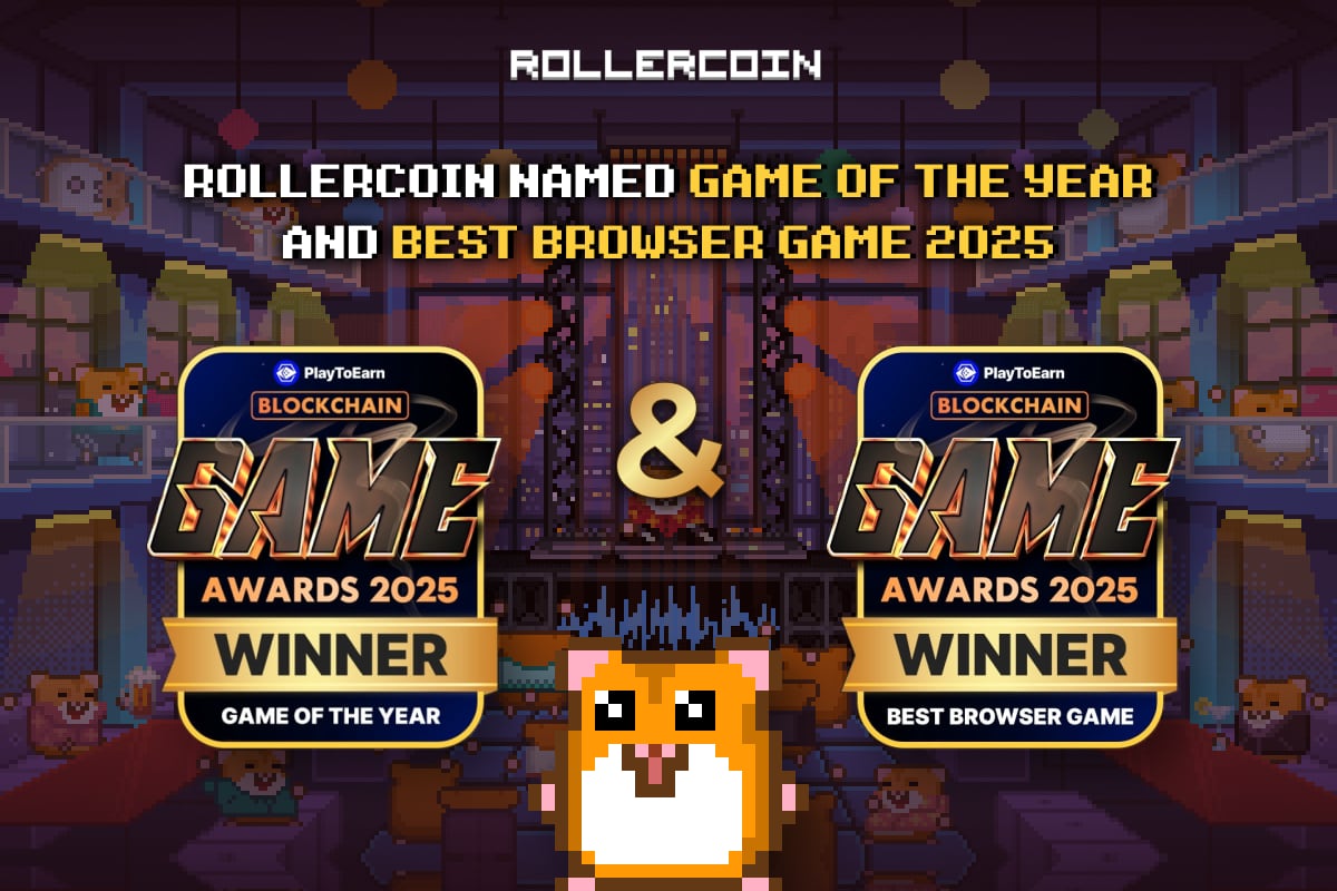 RollerCoin Named Game of the Year and Best Browser Game at the 2025  Blockchain Game Awards – DL News