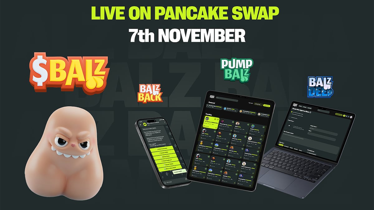 $BALZ Token Goes Live on PancakeSwap Today as BNB Chain Meme Project Closes $2M+ Presale