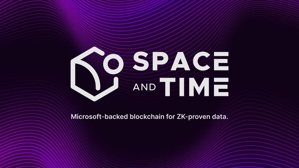 Space and Time Launches on Mainnet to Power a New Generation of Data-Driven Crypto Apps