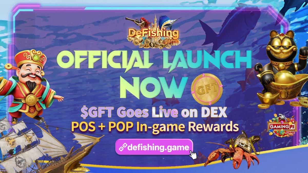 Incubator MEETLabs Officially Launches the Web3 P2E 3D-Fishing Game “DeFishing”