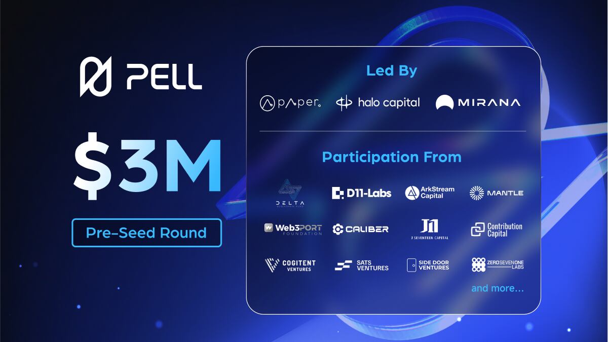 Pell Network Secures $3M Funding to Build Omnichain DVS Network