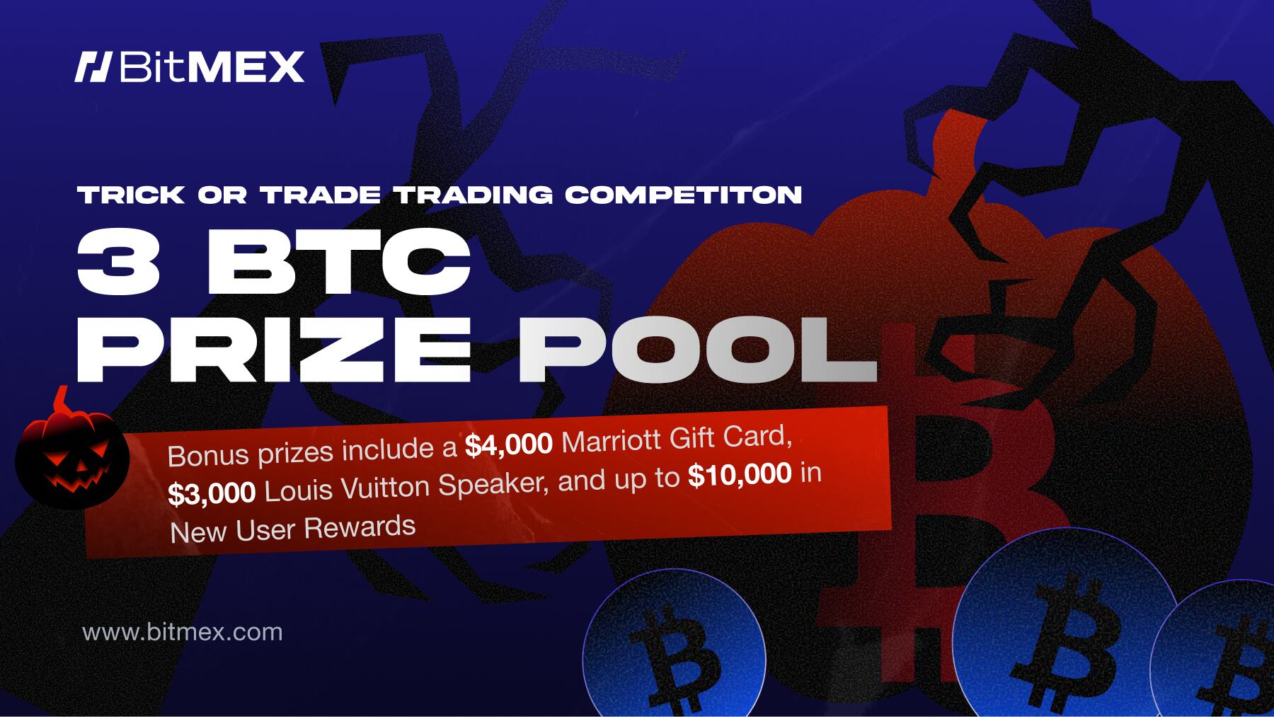 BitMEX Launches Trick or Trade Trading Competition Featuring a 3 BTC Prize  Pool and More – DL News