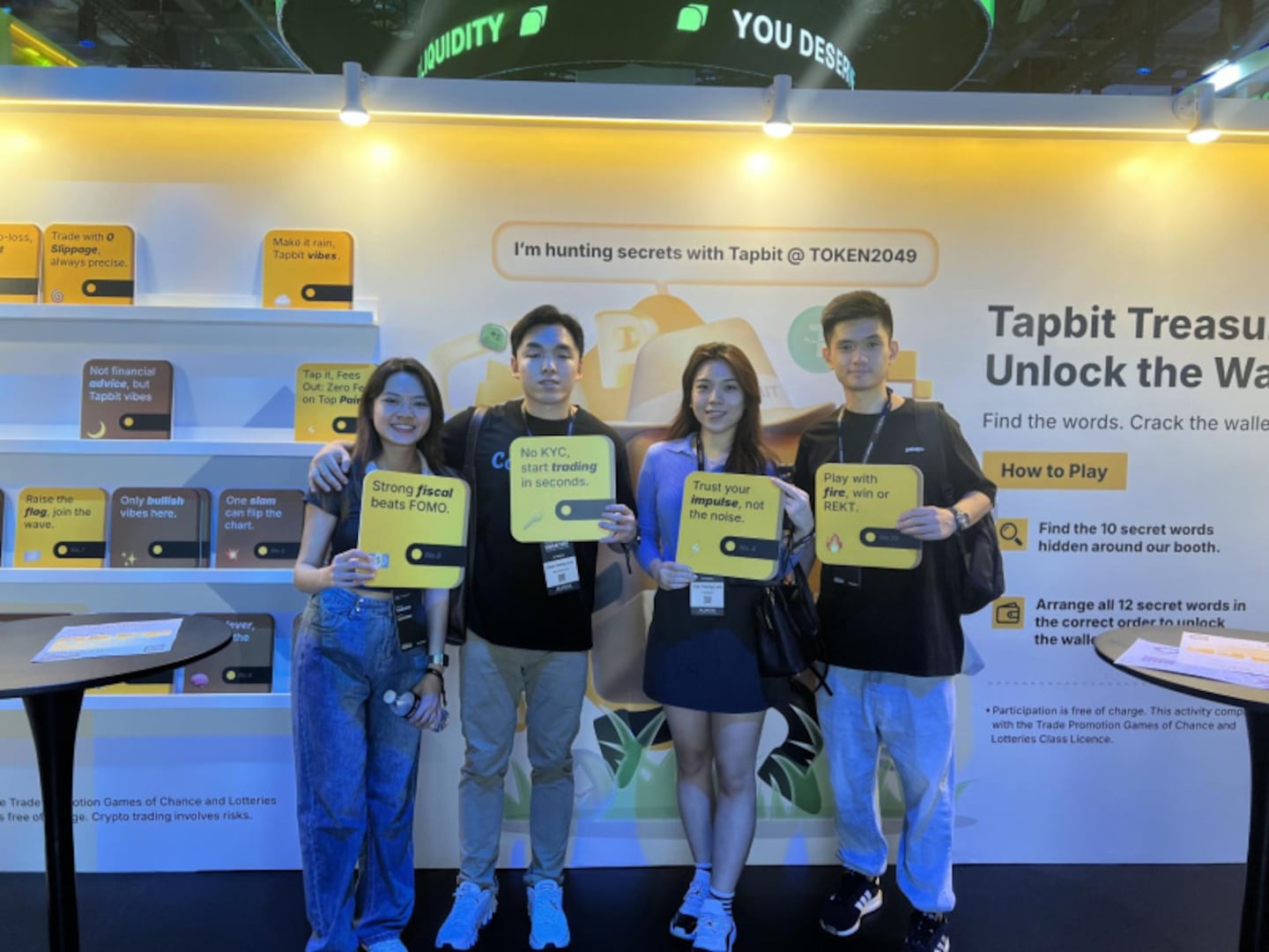 Tapbit Delivers a Strong Presence at TOKEN2049 Singapore