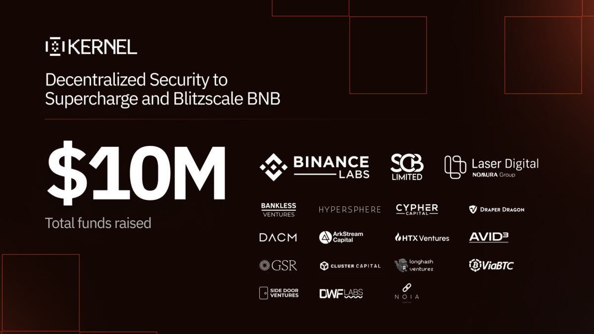 Kernel Secures Binance Labs Funding to Redefine Restaking on BNB Chain