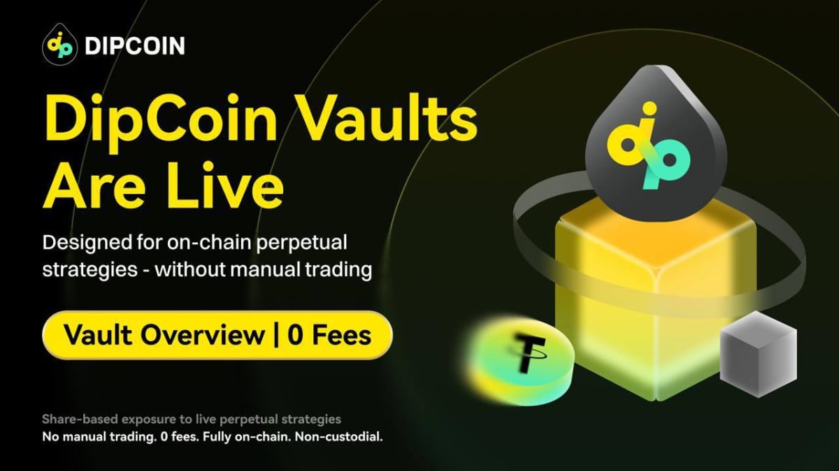 DipCoin Launches Vaults, Bringing On-Chain Strategy Trading to Perpetual Markets