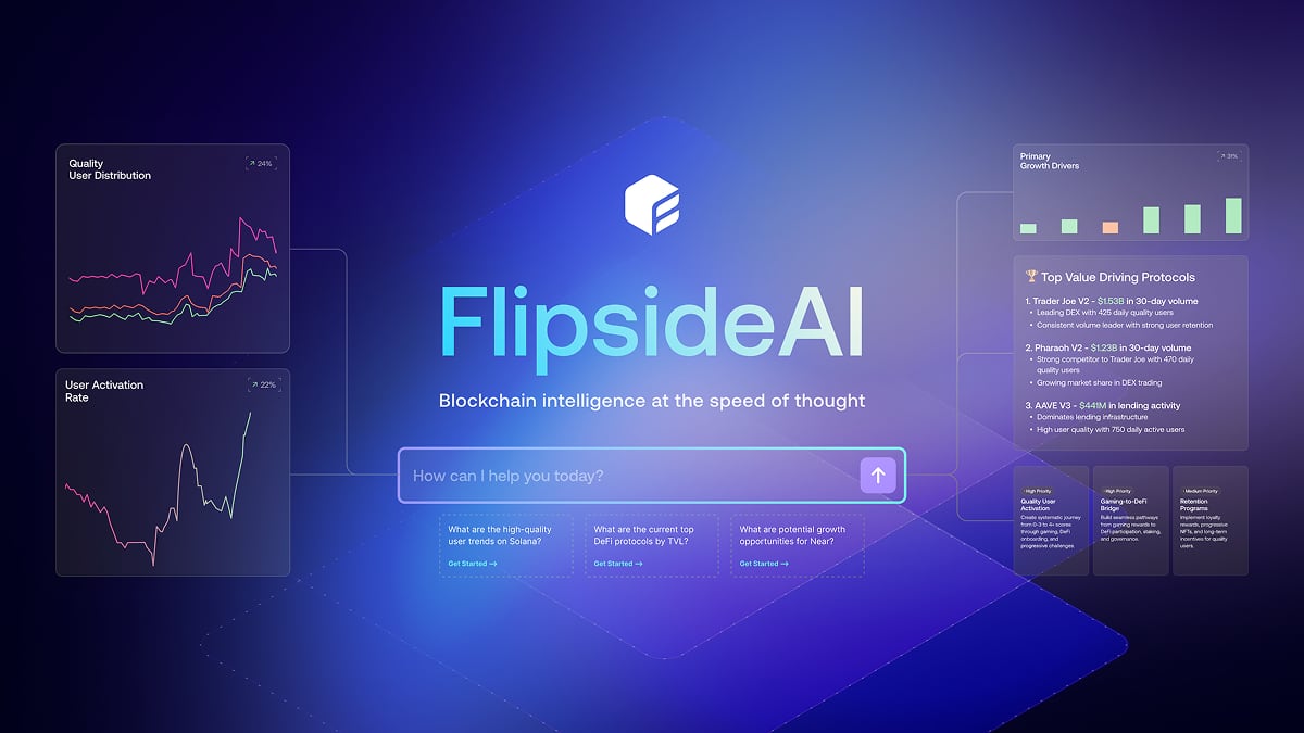 Flipside Launches AI Platform That Delivers Real-Time Blockchain Intelligence to Combat Crypto Hype Cycles