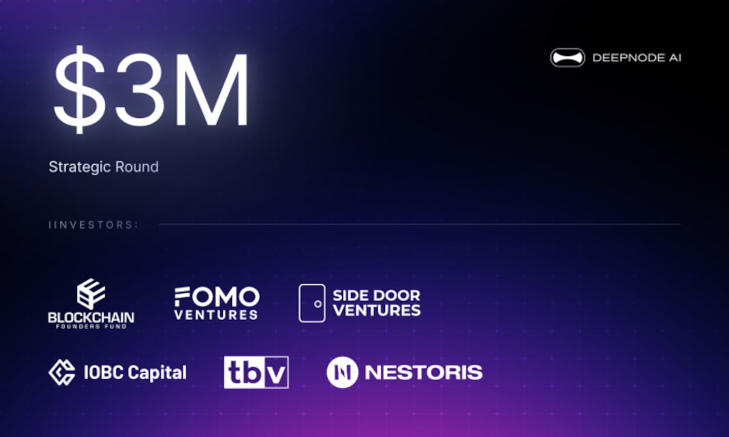 DeepNode Secures $5 Million Across Seed & Strategic Rounds to Build Open Intelligence Network