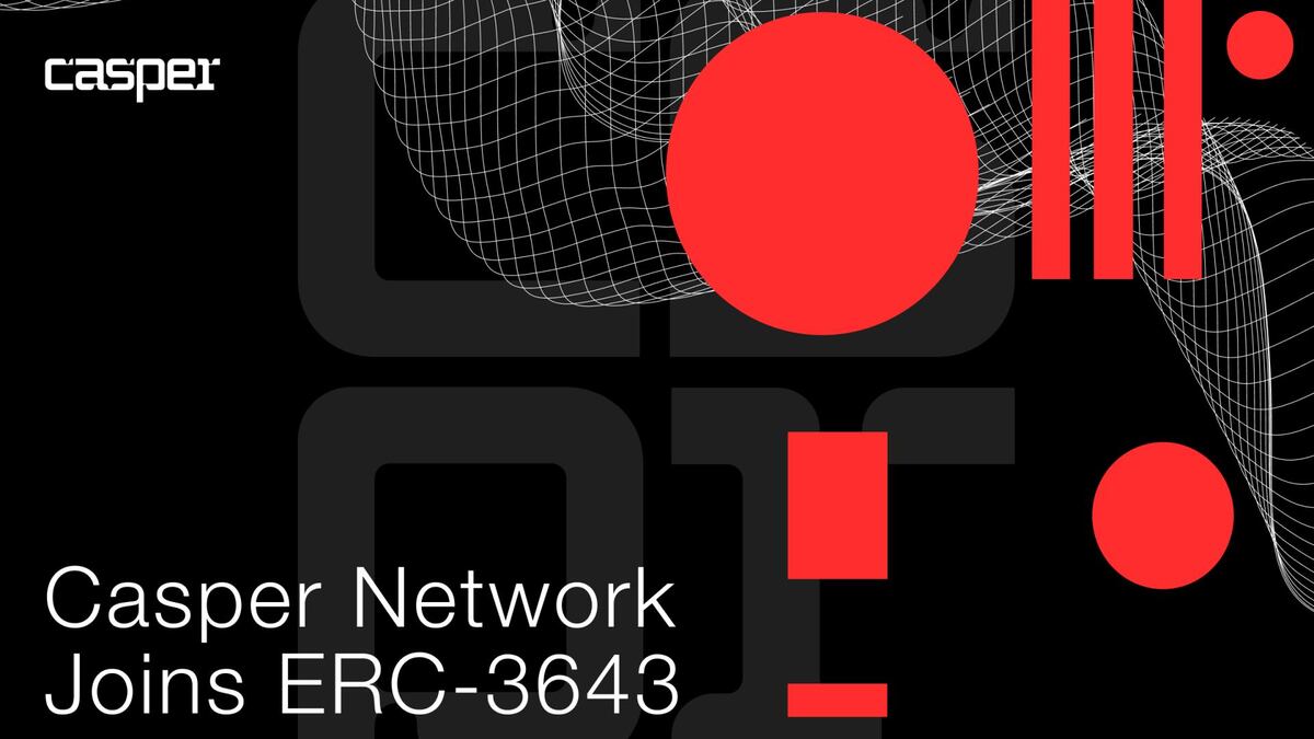 Casper Network Advances Regulated Tokenization with ERC-3643 Standard