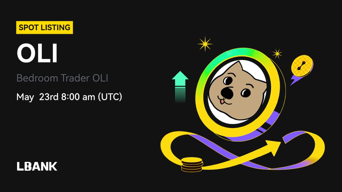 Bedroom Trader OLI (OLI) Is Now Available for Trading on LBank Exchange