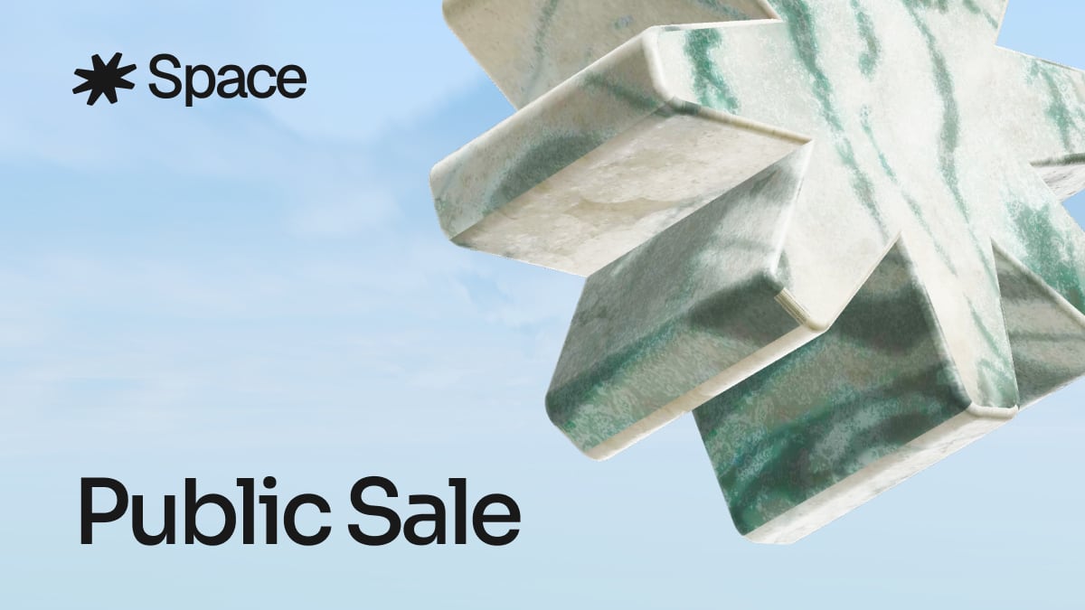 Space Announces Public Sale of its Native Token, $SPACE