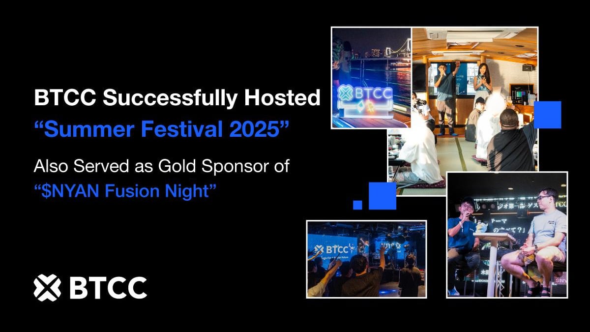BTCC Summer Festival 2025 Unites Japan’s Web3 Community