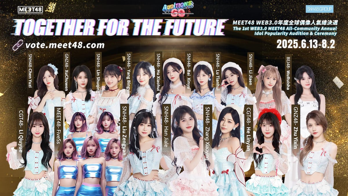 MEET48 Successfully Hosts 1st Web3 Annual Idol Popularity Audition & Ceremony, Generating 78M $IDOL