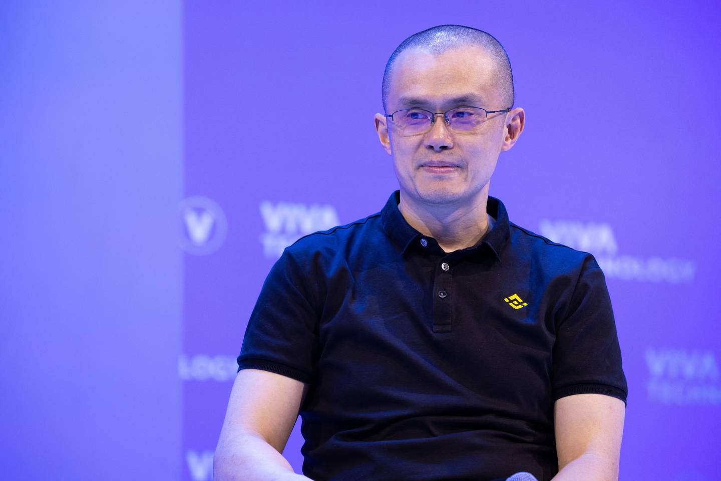 Mandatory Credit: Photo by Lafargue Raphael/ABACA/Shutterstock (13050148bf)
Binance CEO Changpeng Zhao aka CZ speaks on stage at the Vivatech technology startups and innovation fair in Paris on May 16, 2022.
Second day of the Vivatech 2022 Fair - Paris, France - 16 Jun 2022